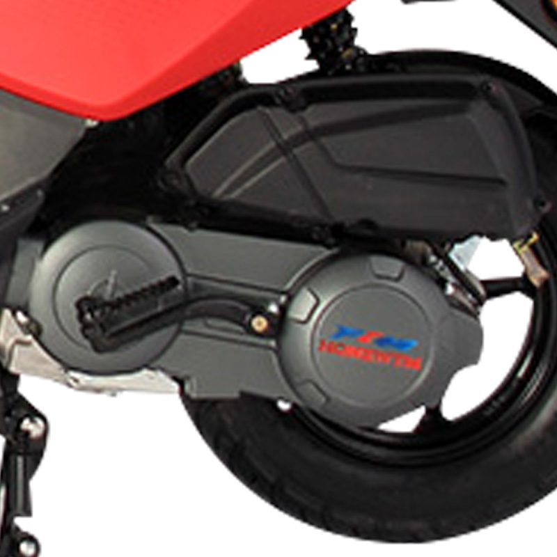 Silver Qiaoge Crystal Combination Headlight 125cc Displacement Scooter
