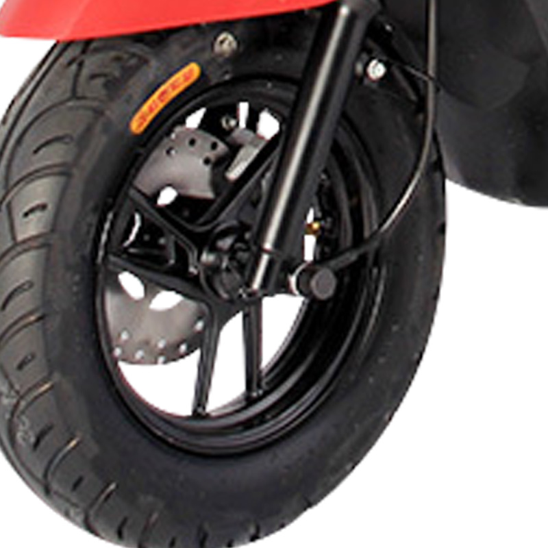 Silver Qiaoge Crystal Combination Headlight 125cc Displacement Scooter