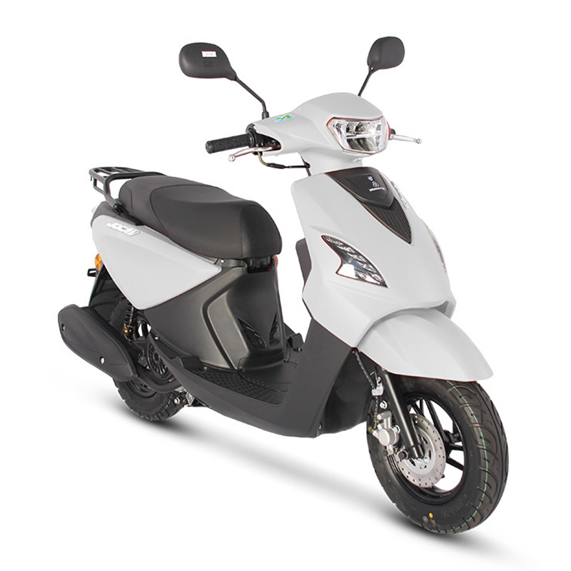 Silver Qiaoge Crystal Combination Headlight 125cc Displacement Scooter