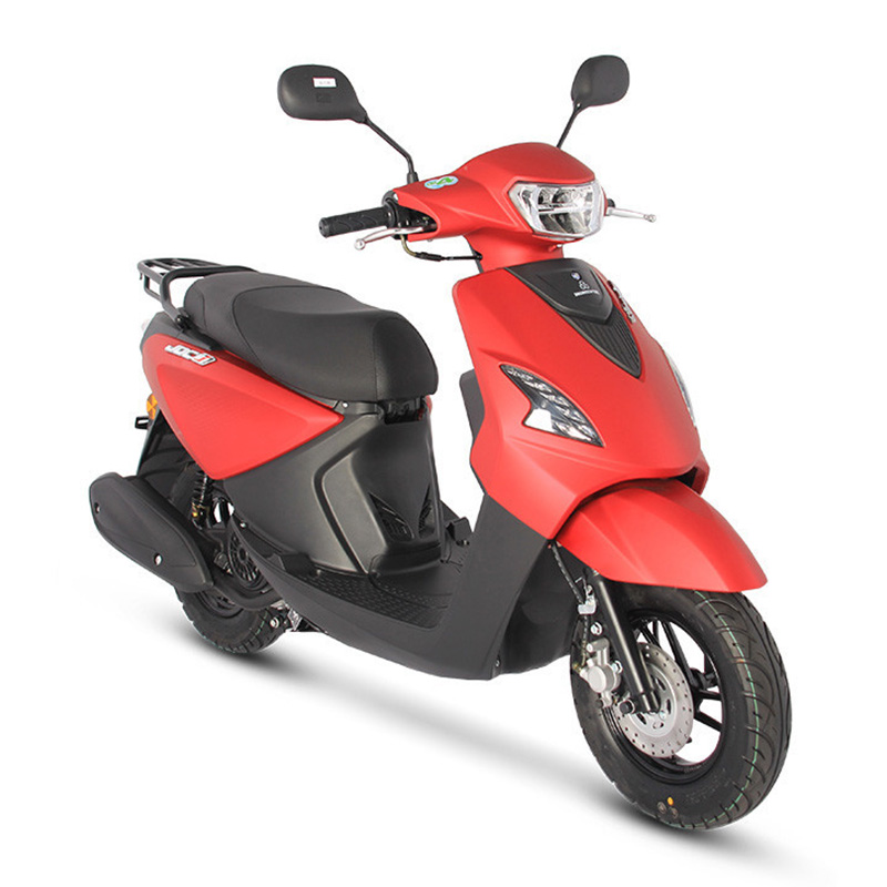 Silver Qiaoge Crystal Combination Headlight 125cc Displacement Scooter