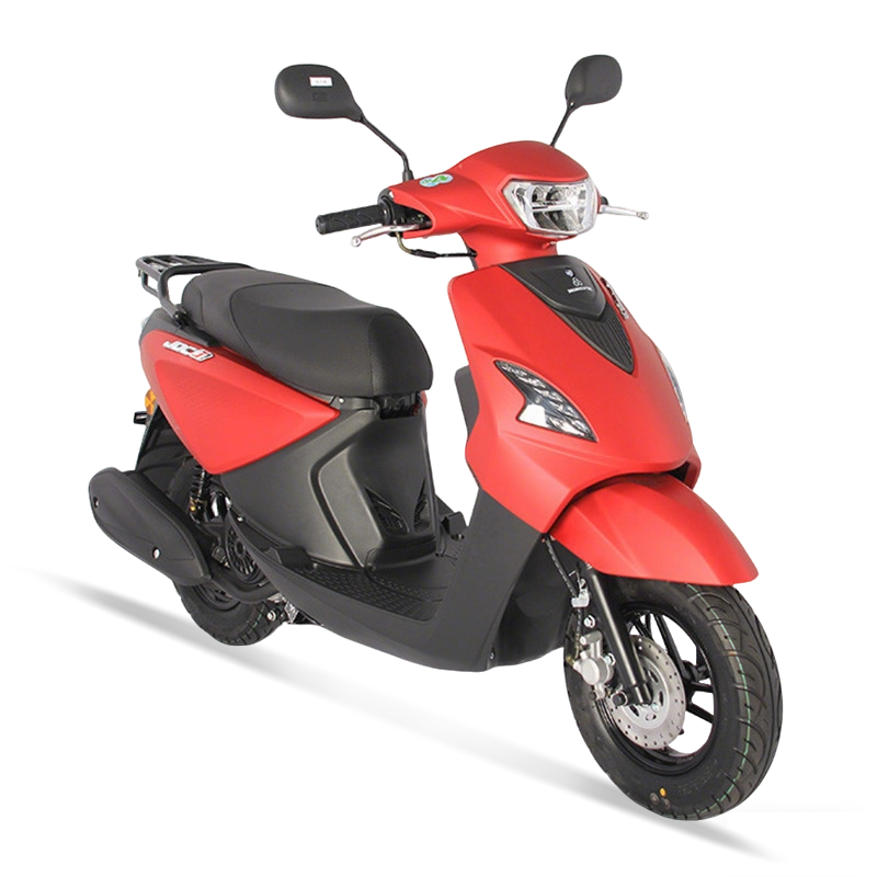 Silver Qiaoge Crystal Combination Headlight 125cc Displacement Scooter