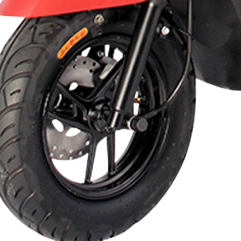 Silver Qiaoge Crystal Combination Headlight 125cc Displacement Scooter